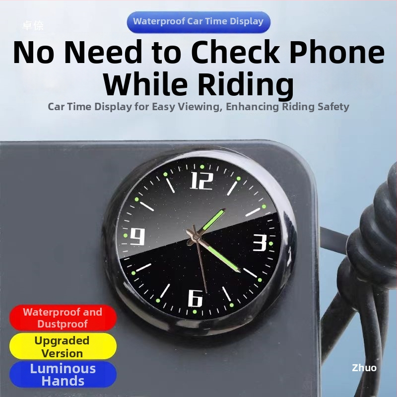 Časovač pre elektrické vozidlo s nastavitelným uhlom displeja, vodotesný palubný hodinový prístroj