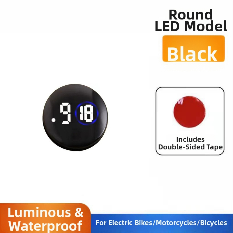 Časovač pre elektrické vozidlo s nastavitelným uhlom displeja, vodotesný palubný hodinový prístroj