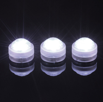 3-LED gyémánt alakú víz alatti LED világítás, vízálló elektronikus gyertya, oszlopos dekor lámpa mikro tájhoz, akváriumhoz és váza (Anyag: PS; Kézzel készített; Vízálló elektronikus gyertya; Alak: Oszlop)