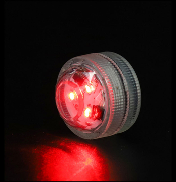 3-LED gyémánt alakú víz alatti LED világítás, vízálló elektronikus gyertya, oszlopos dekor lámpa mikro tájhoz, akváriumhoz és váza (Anyag: PS; Kézzel készített; Vízálló elektronikus gyertya; Alak: Oszlop)