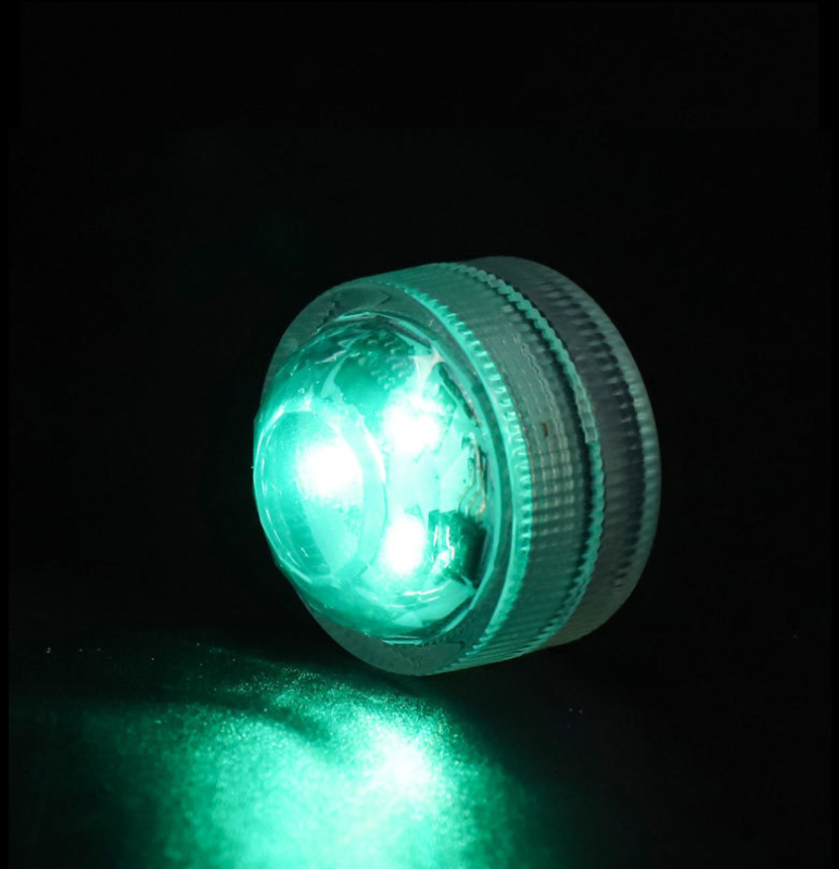 3-LED gyémánt alakú víz alatti LED világítás, vízálló elektronikus gyertya, oszlopos dekor lámpa mikro tájhoz, akváriumhoz és váza (Anyag: PS; Kézzel készített; Vízálló elektronikus gyertya; Alak: Oszlop)