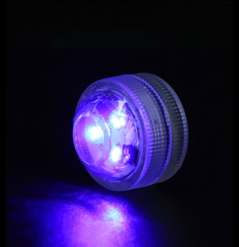 3-LED gyémánt alakú víz alatti LED világítás, vízálló elektronikus gyertya, oszlopos dekor lámpa mikro tájhoz, akváriumhoz és váza (Anyag: PS; Kézzel készített; Vízálló elektronikus gyertya; Alak: Oszlop)