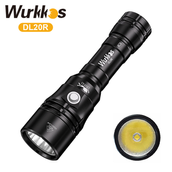 Wurkkos DL20R potapljačka svjetiljka, aluminijska zlitina, izravno punjenje putem C porta