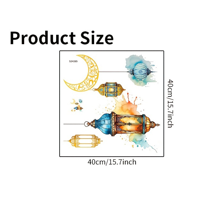 PVC самозалепващ стенен стикер - водоустойчив, декоративен мотив сладки животни, 1 бр., за дневна/спалня/баня