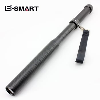 LED палка за самозащита и охрана с фенер, алуминиев корпус, 4200 mAh, 3W