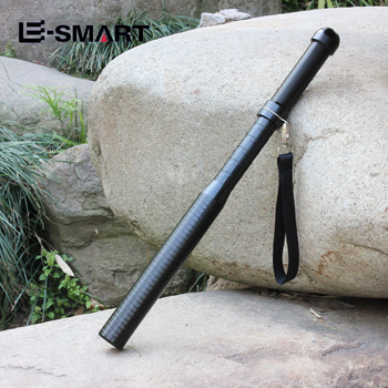 LED палка за самозащита и охрана с фенер, алуминиев корпус, 4200 mAh, 3W