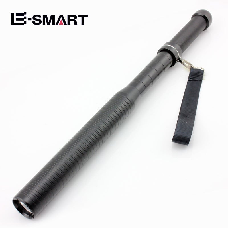 LED палка за самозащита и охрана с фенер, алуминиев корпус, 4200 mAh, 3W