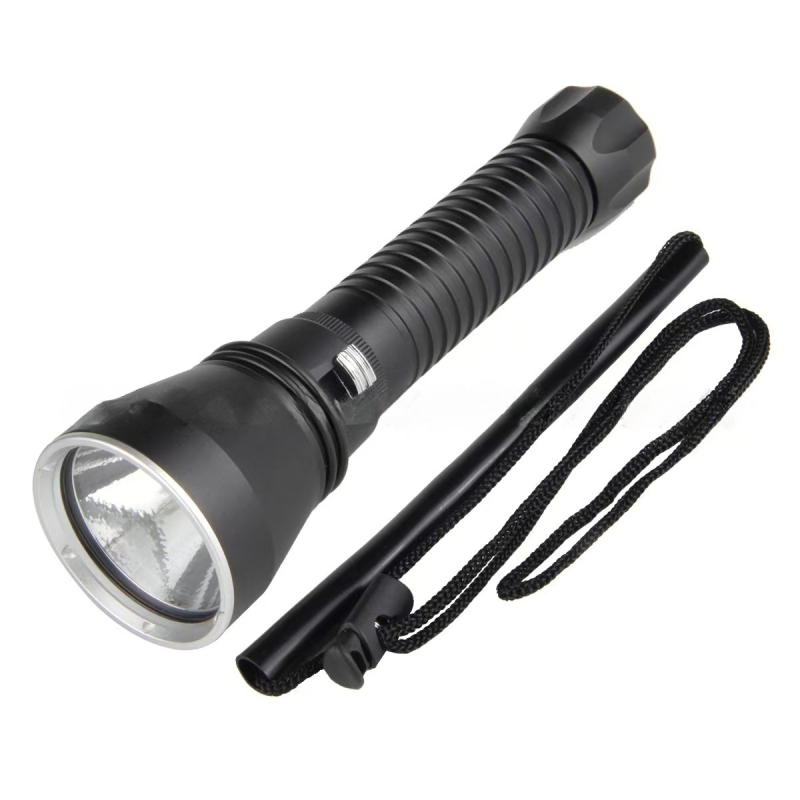 P70 potapljačka LED svjetiljka, aluminijsko kućište, 30W, 5000mAh, vodootporna, domet snopa 200–500 m