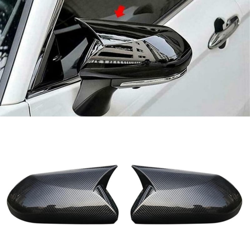 XCLPF ABS kućište retrovizora za 2018-2023 Camry, Avalon, Yize i CHR - rog-stil poklopac, paket od dva komada