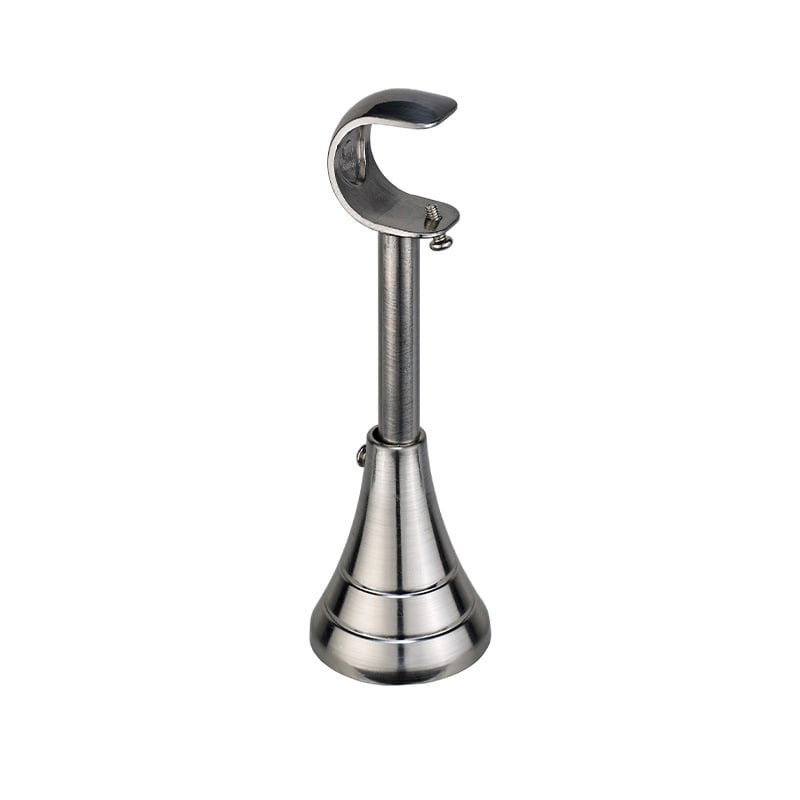 21-es függönyrúd tartó - egy- vagy kettős rúdhoz, falra szerelhető, modern minimalist stílus, anyagok: vas/alumíniumötvözet/plasztik, tömeg 2,12 g/készlet