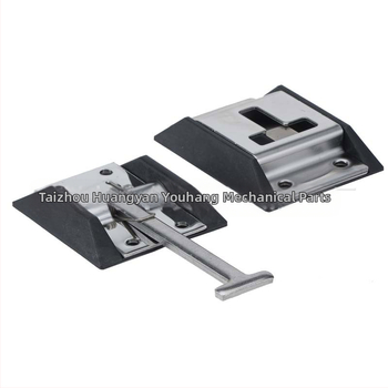 Kuka na dvere nákladného auta a karavanu s pevným zámkom, nerezová oceľ, galvanizovaný/polirovaný povrch, model 16013