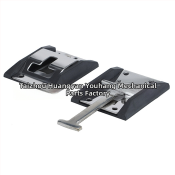 Kuka na dvere nákladného auta a karavanu s pevným zámkom, nerezová oceľ, galvanizovaný/polirovaný povrch, model 16013