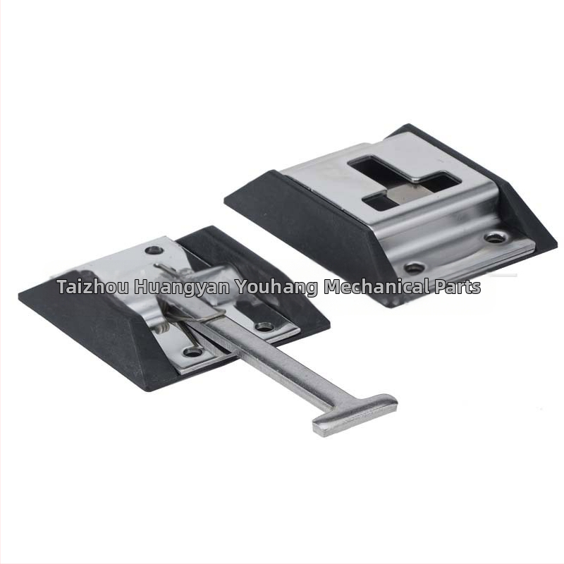 Kuka na dvere nákladného auta a karavanu s pevným zámkom, nerezová oceľ, galvanizovaný/polirovaný povrch, model 16013