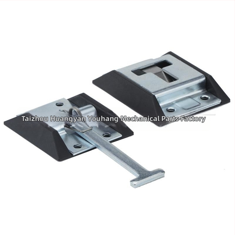 Kuka na dvere nákladného auta a karavanu s pevným zámkom, nerezová oceľ, galvanizovaný/polirovaný povrch, model 16013