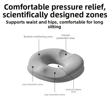 Podložka sedacia z pamäťovej peny, Ice Silk povlak, priedušná, na dlhé sedenie, do kancelárie a auta, úľava od tlaku