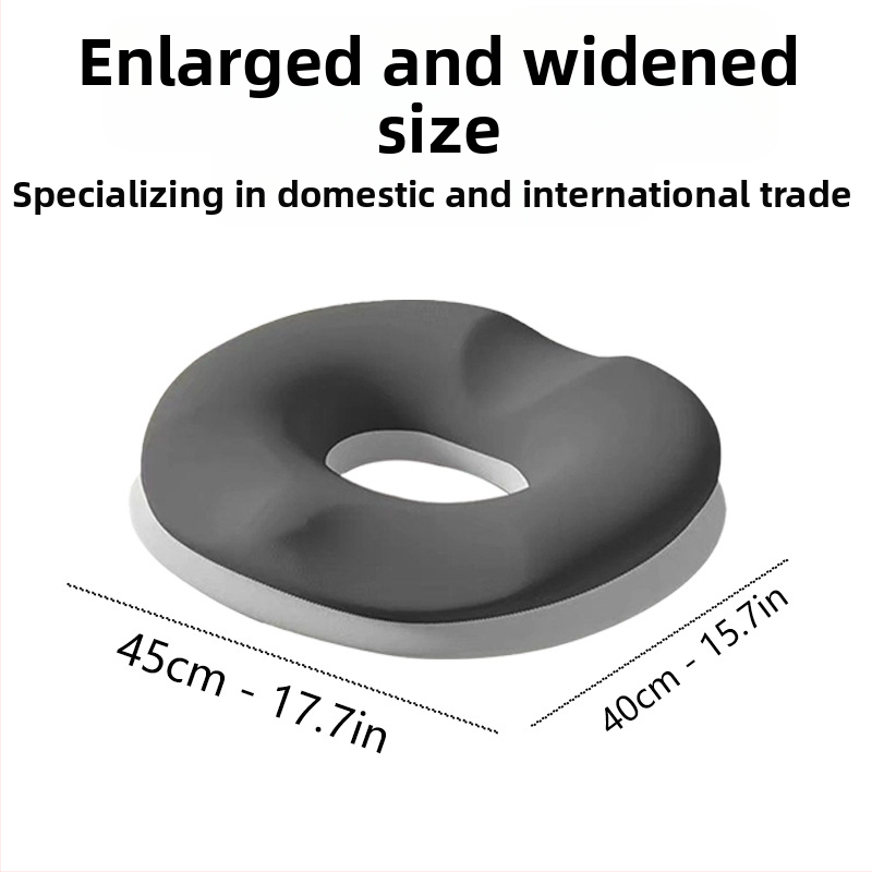 Podložka sedacia z pamäťovej peny, Ice Silk povlak, priedušná, na dlhé sedenie, do kancelárie a auta, úľava od tlaku