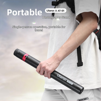 Prenosný fotografický stojan so systémom s kladkou pre mobilný telefón — hliníková zliatina, nosnosť 2–5 kg, rýchlouzáverová doska, bez PTZ