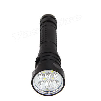 Podvodna LED svjetiljka, 4 LED, punjiva, kućište od aluminijske legure, domet 100–200 m, rotacija 360°