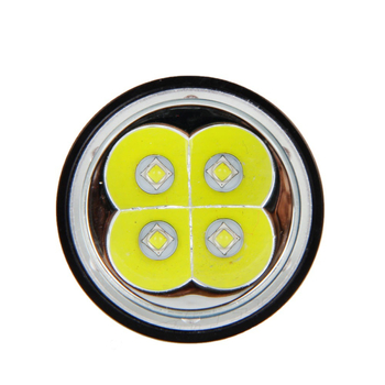 Podvodna LED svjetiljka, 4 LED, punjiva, kućište od aluminijske legure, domet 100–200 m, rotacija 360°