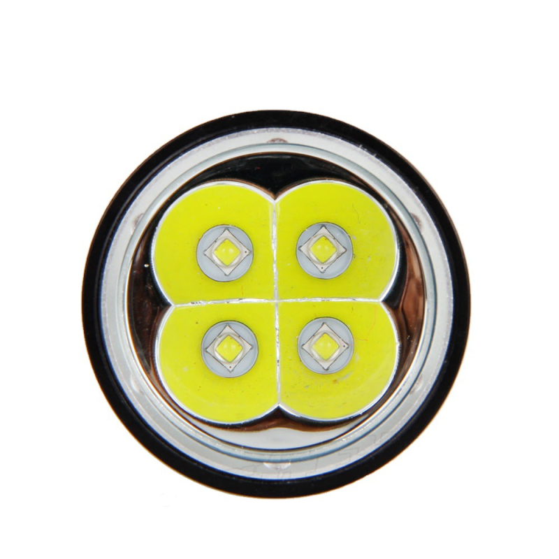Podvodna LED svjetiljka, 4 LED, punjiva, kućište od aluminijske legure, domet 100–200 m, rotacija 360°