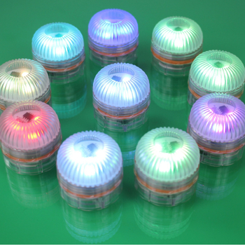 LED podvodna svjetiljka za akvarij s daljinskim upravljačem, vodootporna dekorativna svjetiljka za vrt ili krajolik, 2W, baterija 600mAh, 360° okret, domet do 50 m