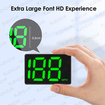 LED HUD head-up afişaj cu intrare GPS, alimentare USB, rezoluție HD, compatibilitate universală