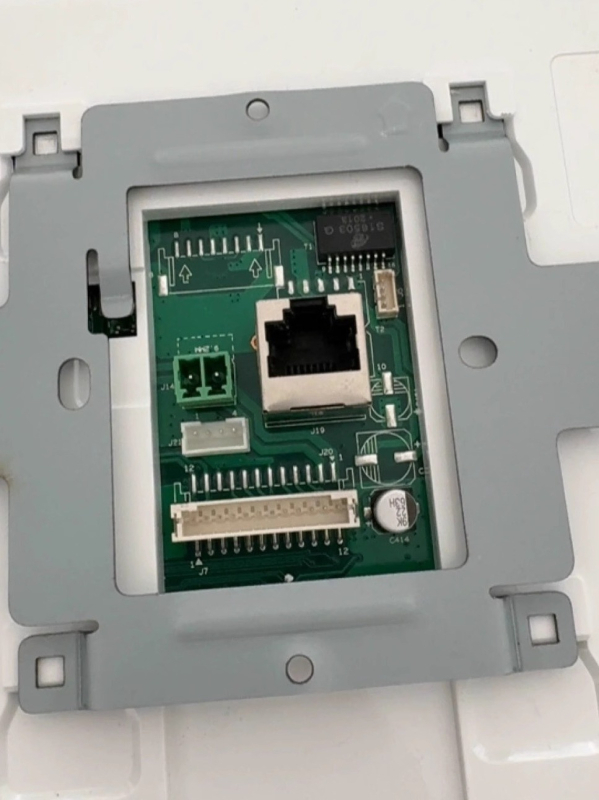 Bază interfon video cu unitate internă complet digitală, suport pentru placă de montaj și placă din spate, model 2521L