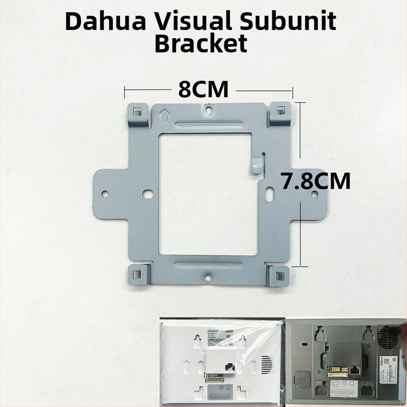 Základňa videointerkomu s úplne digitálnou vnútornou jednotkou, držiak na montážnu platňu a zadná platňa, model 2521L