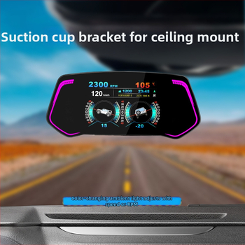 OBD LCD prístrojová doska, model TCA02, napájanie cez OBD rozhranie, vstupný signál OBD, hmotnosť 327 g