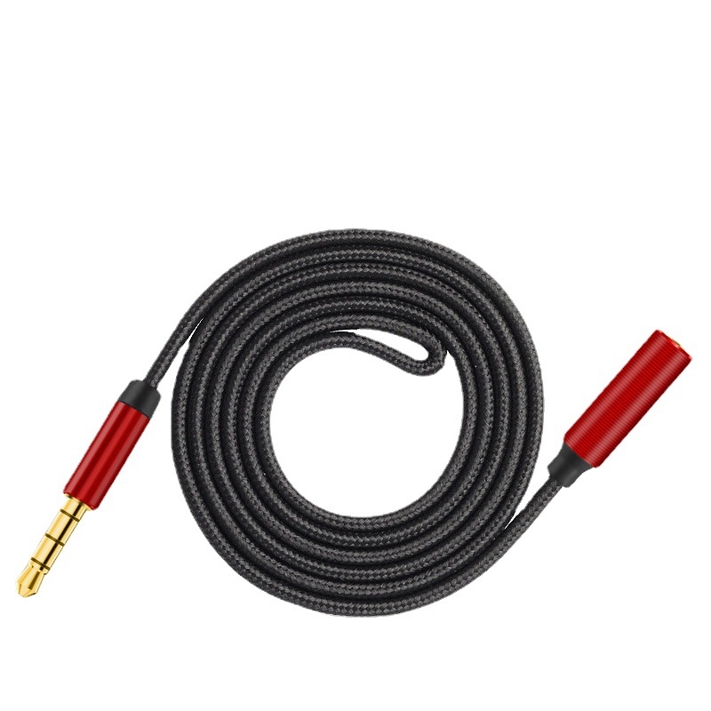 Cablu de extindere AUX 3,5 mm — contacte placate cu aur, miez din cupru, carcasă din TPE, model M5S