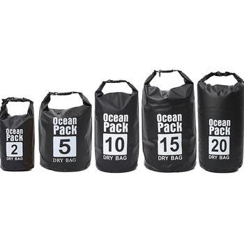 Vodootporna torba/kutija za kampiranje - PVC, kapacitet 2-20 L, unisex