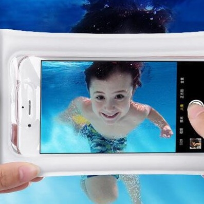 PVC vízálló telefontáska kültéri sportokhoz, érintőképernyős vízálló tok, mélyvízi fotózás