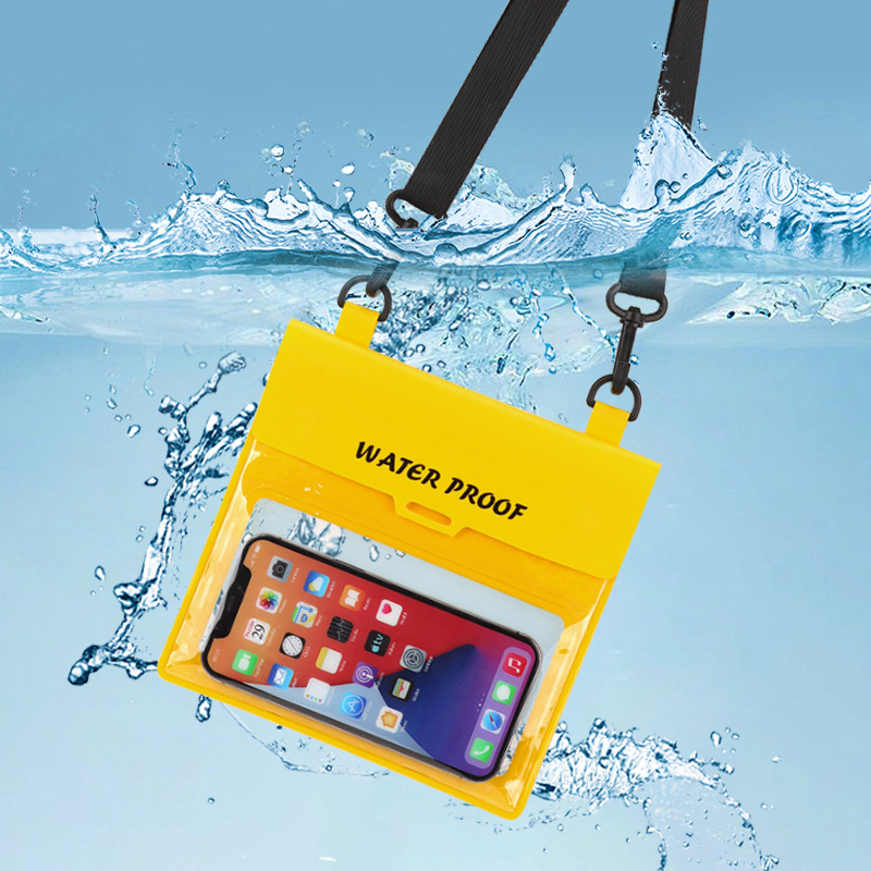 PVC vodootporna torbica za telefon s dodirnim zaslonom, velika kapaciteta – za plivanje, ronjenje, rafting i fotografiranje na plaži – unisex crossbody