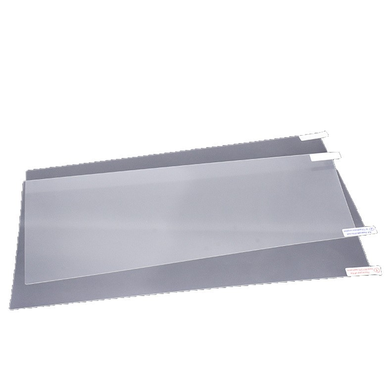 Φίλμ προστασίας οθόνης tablet για κεντρικό πίνακα αυτοκινήτου και μεγάλη οθόνη πλοήγησης – PET, μηχανική κατεργασία, προσαρμοσμένα σχέδια, βάρος 20–80 g