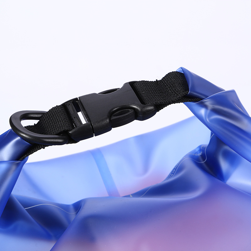 Prozirna PVC vodootporna kanta torba s podesivim remenom za vanjsku upotrebu — plaža, rafting, plivanje (2–40 L)