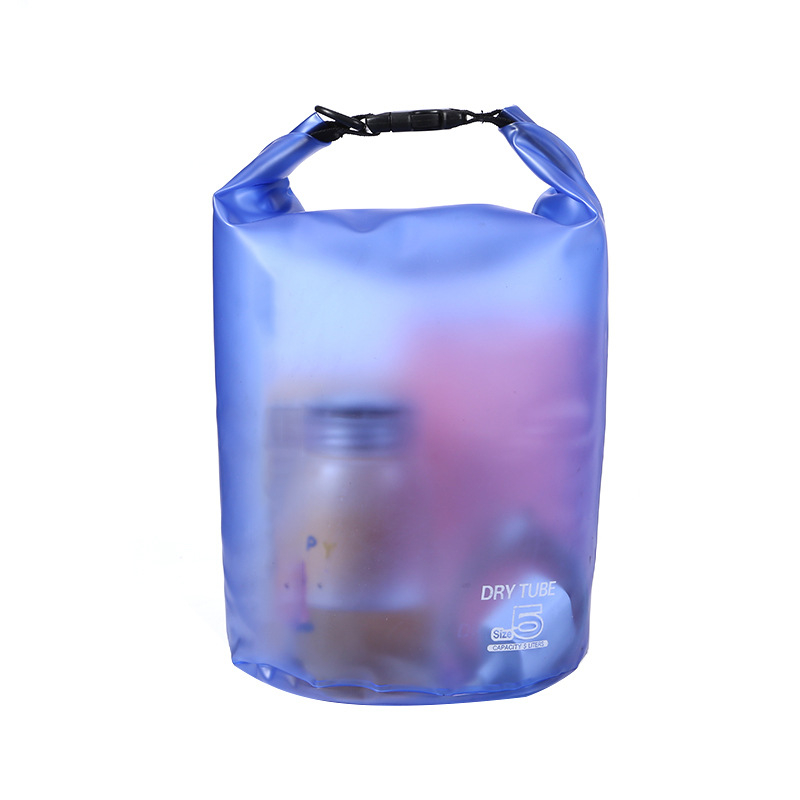 Prozirna PVC vodootporna kanta torba s podesivim remenom za vanjsku upotrebu — plaža, rafting, plivanje (2–40 L)