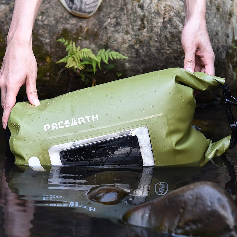 Vanjska vodootporna torba s prozirnim PVC prozorom i funkcijom osjetljivom na dodir – za rafting, plažu i plivanje