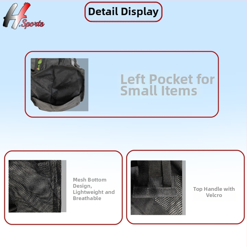 Potápačská sieťová taška – objem 20-35L, kompozitný materiál, značka W.M.D a H.Sports