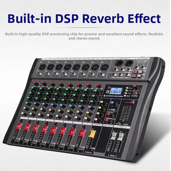 CT séria mixér s 6-, 8-, 12- a 16-kanálmi, 48V phantom napájaním