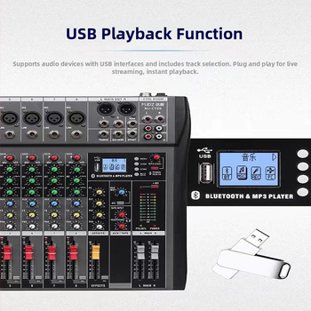 CT séria mixér s 6-, 8-, 12- a 16-kanálmi, 48V phantom napájaním