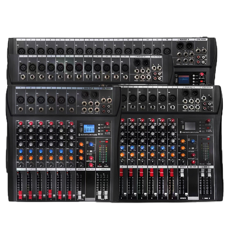 CT σειρά μίκτης με 6-, 8-, 12- και 16 κανάλια, 48V phantom τροφοδοσία