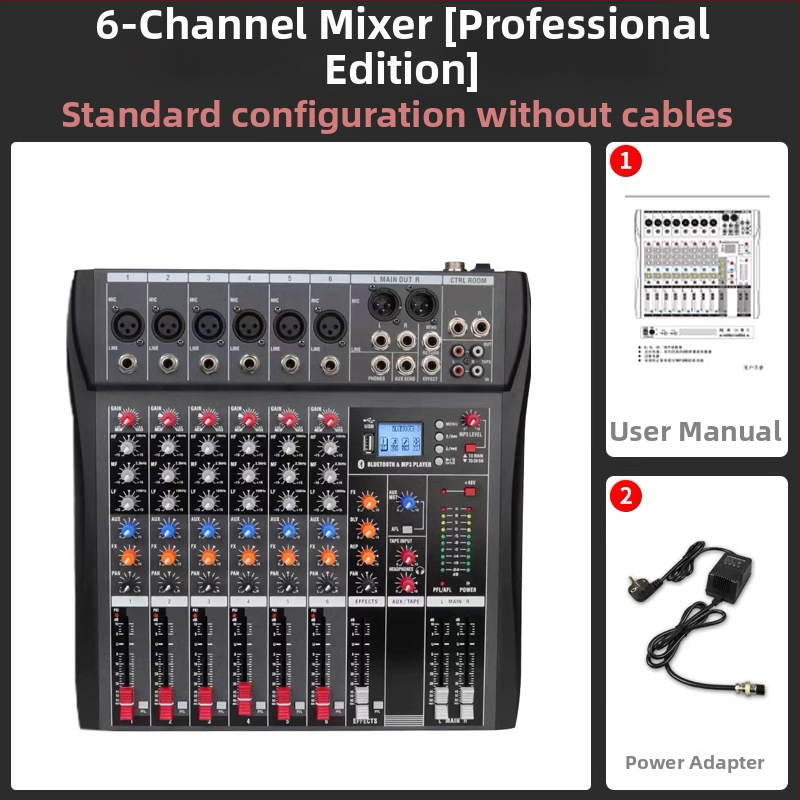 CT séria mixér s 6-, 8-, 12- a 16-kanálmi, 48V phantom napájaním