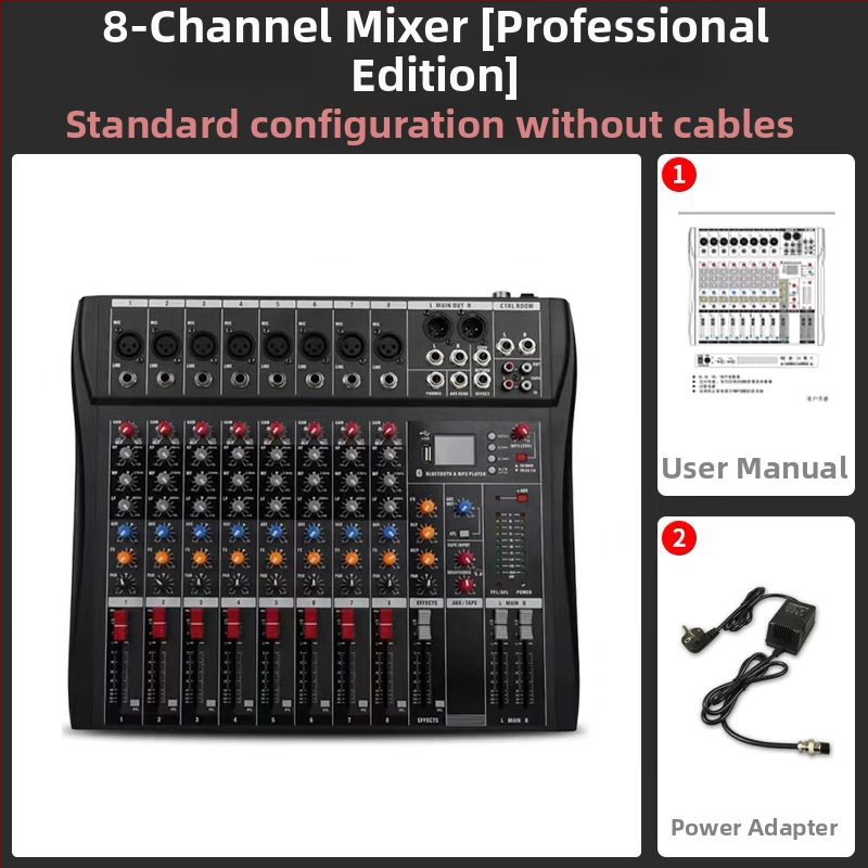 CT séria mixér s 6-, 8-, 12- a 16-kanálmi, 48V phantom napájaním