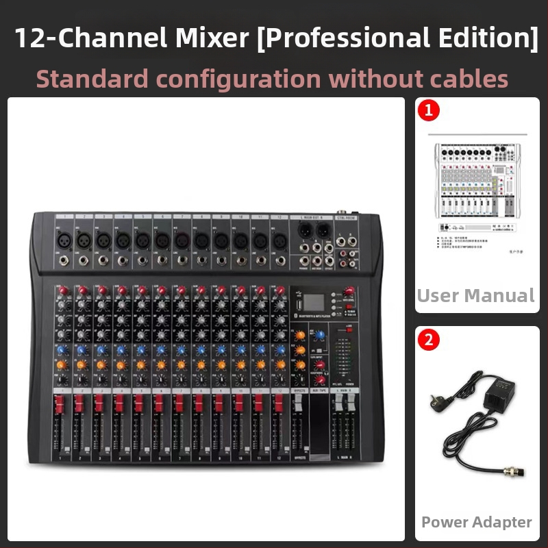 CT séria mixér s 6-, 8-, 12- a 16-kanálmi, 48V phantom napájaním