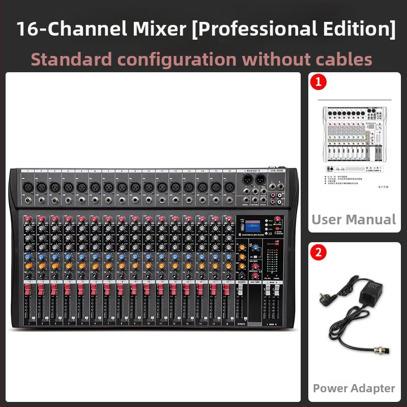 CT séria mixér s 6-, 8-, 12- a 16-kanálmi, 48V phantom napájaním