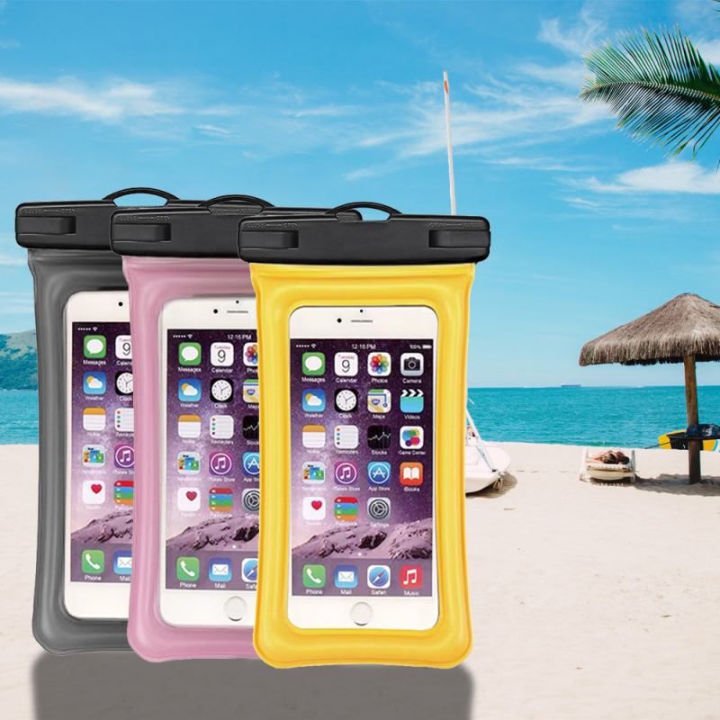 Vodootporna torbica za telefon s dodirnim zaslonom i crossbody remenom, univerzalna za Apple i Huawei, mogućnost prilagođenog logotipa