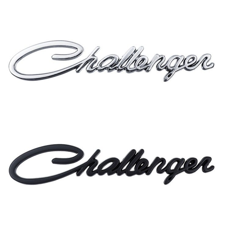 3D reflektirajuća naljepnica automobila za Dodge Challenger – stražnji i bočni znak, uzorak kao na slici