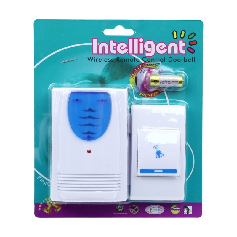 Sonerie wireless pentru ușa cu muzică digitală, telecomandă, mai multe tonuri de apel, alimentare cu baterie sau prin priză