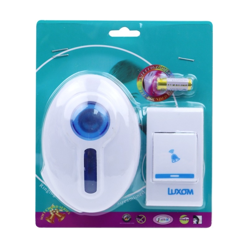 Sonerie wireless pentru ușa cu muzică digitală, telecomandă, mai multe tonuri de apel, alimentare cu baterie sau prin priză