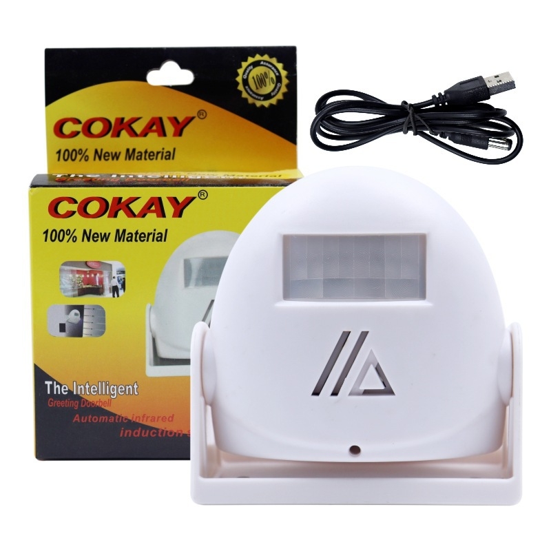 Sonerie wireless pentru ușa cu muzică digitală, telecomandă, mai multe tonuri de apel, alimentare cu baterie sau prin priză